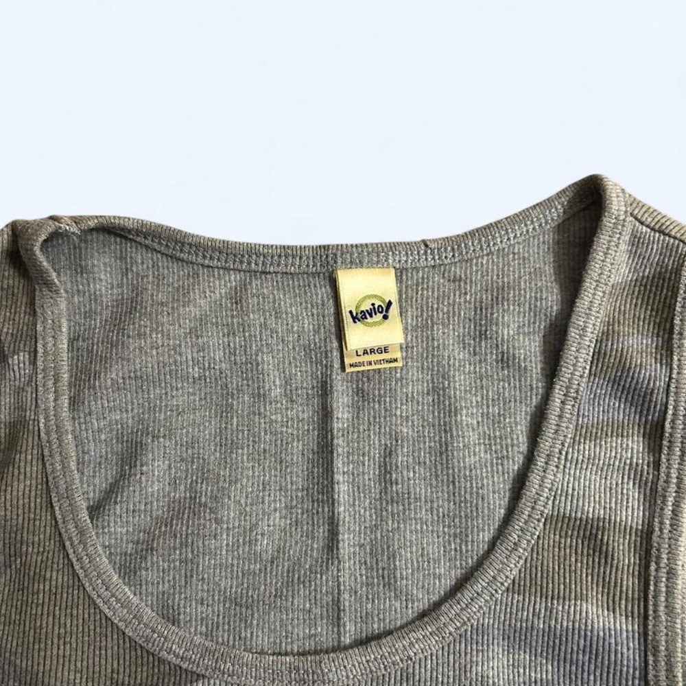 Kavio Ribbed Tank Top - Picture 4 of 5